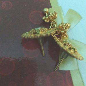 Gold Covering Earrings Of Good Quality