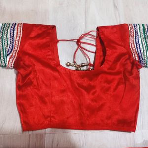 Women Reddish Embroidery 🪡 Navratri Choli