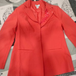 Women's Red Blazer