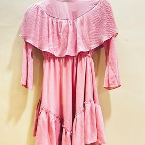 Pink Partywear Dress