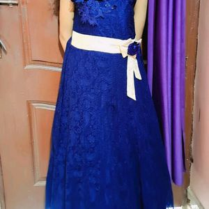 Blue Wedding Dress For Girls