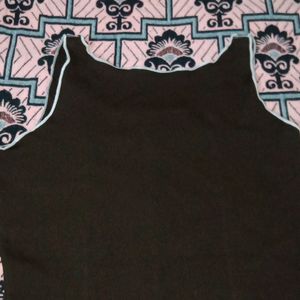 New Trendy Korean Patchwork Tank Top