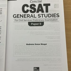 Concise- CSAT: UPSC Pre- Paper- II