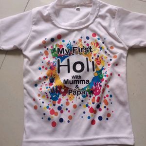 New Holi T Shirt For Photo Shoot