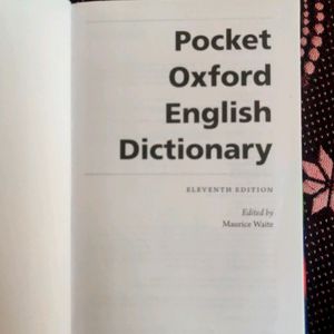 Oxford pocket English Dictionary