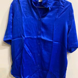 ZARA Women Shirt Blue