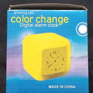 COLOR CHANGE DIGITAL ALARM CLOCK