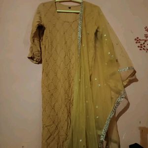 Yellow Kurti Set