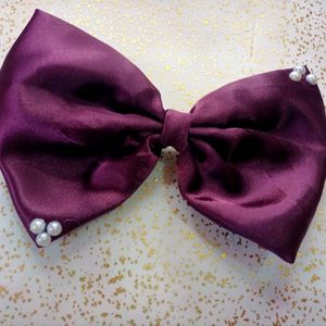 Purple Bow And scrunchy comb💜🥰