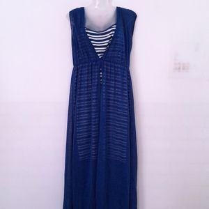 Blue Casual Dress (Women's)