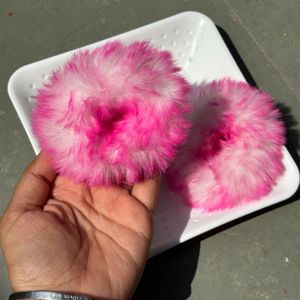 Fluffy Pack Of 2 Scrunchies 🌸