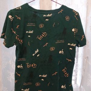 Printed Ginger by lifestyle green shirt Cat theme