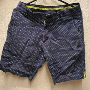 Navy Blue White Dot Shorts (Men's)