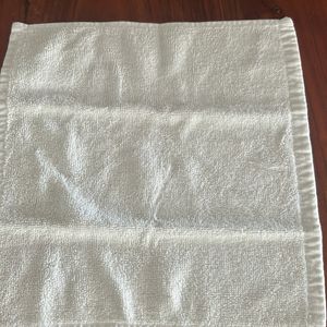 set of 2- 11*11 Inch WhiteHand Towel Cotton