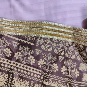 Brown Skirt For Lehenga -Festive , Traditional Wea