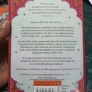 The Forty Rules Of Love - By Elif Shafak