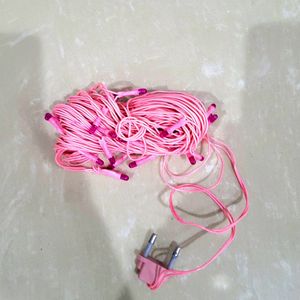 Fancy Pink Color Still LED Light String