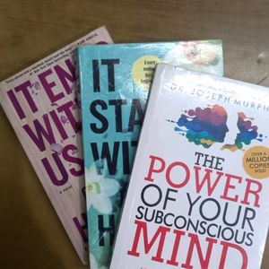 It Starts With Us And It Ends With Us By Colleen Hoover Combo And Power Of Your Subconscious Mind