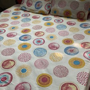 Double Bed Pure Cotton Bedsheet