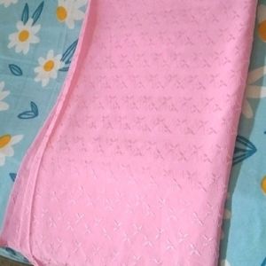 3piece Pink Chikankari Suit(Unstitched)