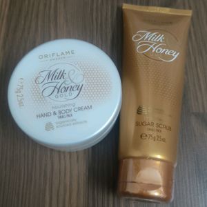 Milk & Honey Scrub And Body Cream