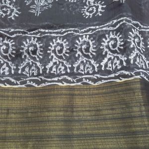 New Batik Saree With Blouse Pc