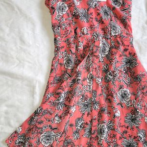 Flowy Flower Printed Dress. Size XXS