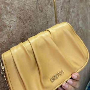 Mustard Yellow Sling Bag.