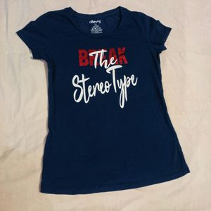 Honey Navy Blue Women's Tshirt