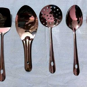 Combo Of 6 Small Serving Spoon (Spatula)