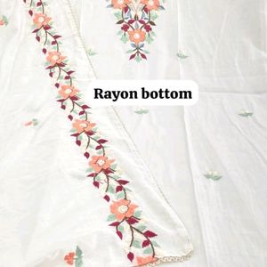 Fancy Rayon Cotton Pakistani Dress Material