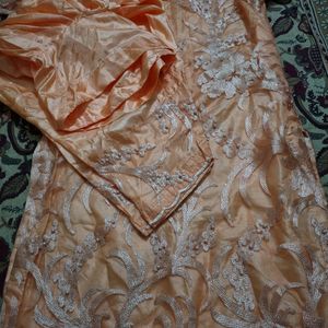 Peach Suit Salwar