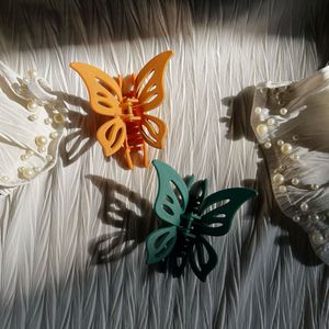 Last Stock Butterfly Hair Claw Clips