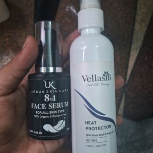 Face Serum & Hair Protector