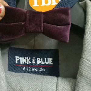 Grey Suit For Baby Boy 6 To 9 Months