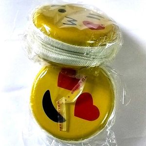 Brand New Smiley Headphones Pouch