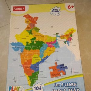 Let's Learn Indian Map Puzzle