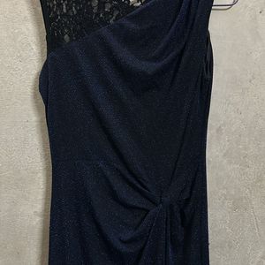 Blue Maxi Dress For Party Wear