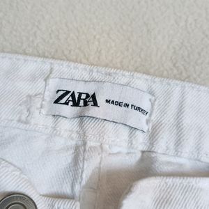 Brand New Zara White Unisex Cargo