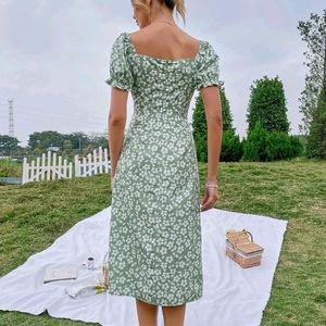 Leriya Green Dress