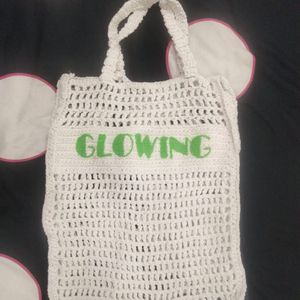 Crochet tote bag