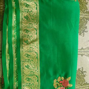 Very Special Soft Fabricated Saree With Blouse