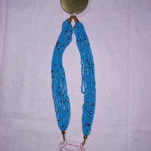 Blue Beads Necklace