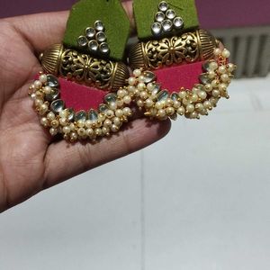 beautiful kundan earings