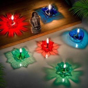 Diya Set Of 12 For Diwali And Pooja, 3D Reflection