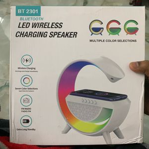 Led Wireless Charging Speaker (7 Colours Selection