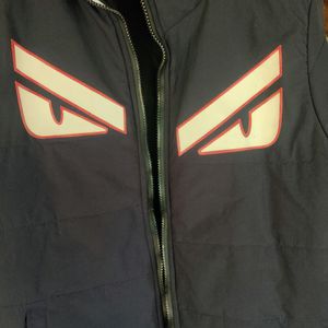 Men Warm Bomber Jacket In Very Good Condition