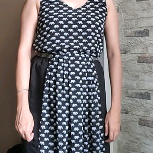 Elephant Print Dress