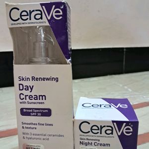 CeraVe Skin Renewing DayCream & NightCream