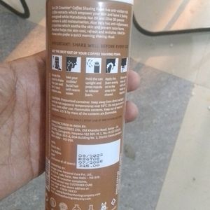 Coffee Shaving Foam with MACADAMIA NUT OIL